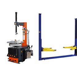 FEATURED ITEMS: HD 2 POST LIFTS AND TIRE CHANGER