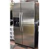 Image 1 : STAINLESS STEEL KITCHEN REFRIGERATOR SIDE X SIDE