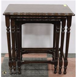 SET OF 3 VINTAGE NESTING TABLES