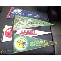 GROUP OF 4 ASSORTED SPORTS PENDANTS