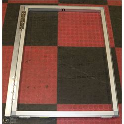 LARGE ALUMINUM AD DISPLAY 29” X 40”