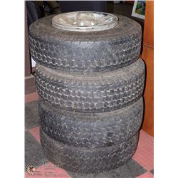 SET OF GOODYEAR WRANGLE ALL-WEATHER LT245/75R16