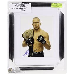 GEORGES ST. PIERRE GUARANTEED AUTHENTIC AUTOGRAPH