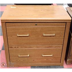 OAK TONE 32X20X30"H FILING CABINET