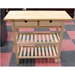 IKEA KITCHEN ISLAND ON CASTORS