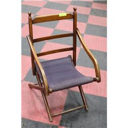 EXR-1 CIVIL WAR OFFICERS FOLDING CHAIR