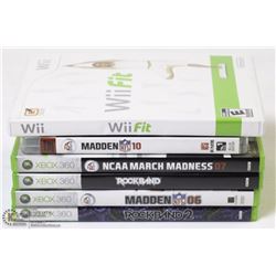 LOT OF XBOX, WII AND PS3 GAMES