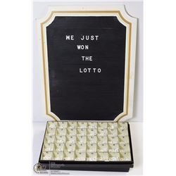 CUSTOM ADVERTISEMENT WALL DISPLAY 32” X 24”