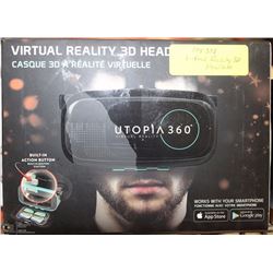 VIRTUAL REALITY 3D HEADSET WITH BUILT IN ACTION