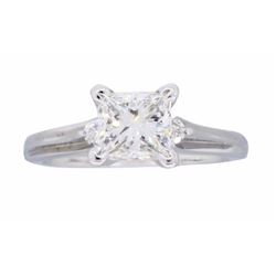 14KT White Gold 0.84ctw Diamond Ring