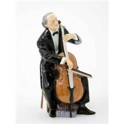 A Royal Doulton earthenware figure ‘The Cellist’, pattern number HN2226, in production 1960-67, 8...