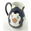 Image 1 : A Worcester Sparrow beak jug, probably painted in the workshop of James Giles with floral swags w...