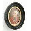 Image 1 : A Paris porcelain plaque of Cardinal Fesch circa 1815, signed Brochart-le Gose, Oval, 6 ins...