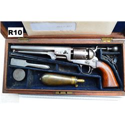 R10--- ANTIQUE STATUS -- 1851 London Navy Colt in original case. Case has original cleaning and oper