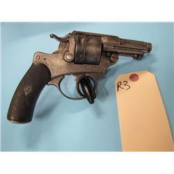 R3--- ANTIQUE STATUS -- FRENCH MODEL 1873 ( Mle 1873 ) .11MM CAL 6 SHOT DOUBLE ACTION REVOLVER - MIS