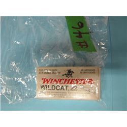 BX WINCHESTER WILDGAT .22 LR AMMO