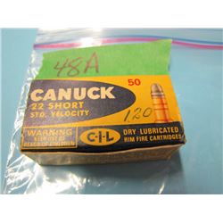 COLLECTOR BX CANUCK .22 SHORT