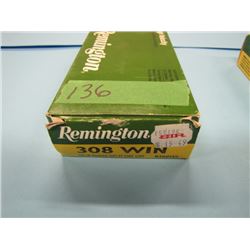 BX REMINGTON 308 WIN AMMO