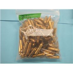 BAG ONCE FIRED 22-250 BRASS APPROX 100 PCS