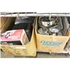 Image 2 : SHELF LOT OF ESTATE GOODS OFFICE SUPPLIES AND SPEAKERS