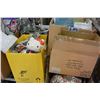 Image 2 : SHELF LOT OF PRINTS COLLECTIBLES FOUNTAIN VASE AND LAMPS