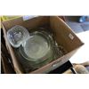 Image 2 : BOX OF GLASS DISHES AND PLATES