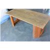 Image 2 : UNIQUE OAK 2 PIECE COFFEE AND ENDTABLE