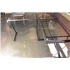 Image 2 : MODERN BLACK GLASSTOP CORNER DESK