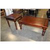 Image 1 : RUSTIC DARK BIRCH COFFEE AND ENDTABLE