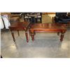Image 3 : RUSTIC DARK BIRCH COFFEE AND ENDTABLE