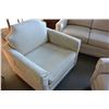 Image 2 : ROLLING BEIGE FABRIC SOFA AND TWO ARMCHAIRS