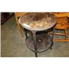 Image 2 : ROUND TWO TIER PARLOR TABLE