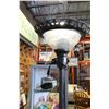 Image 2 : FLOOR LAMP AND BLACK BARSTOOL