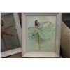 Image 2 : TWO VINTAGE SIGNED BALLERINA PRINTS