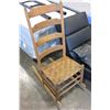 Image 2 : ANTIQUE PINE LADDER BACK ROCKER