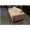 Image 2 : WHITE LEATHER SOFA