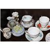 Image 2 : BONE CHINA TEACUPS AND SAUCERS AND CREAMS