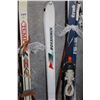 Image 2 : LOT OF VINTAGE CROSS COUNTRY SKIS AND POLES