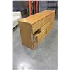 Image 2 : OAK 8 DRAWER DRESSER