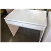Image 1 : WHITE 2 DRAWER DESK