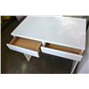 Image 2 : WHITE 2 DRAWER DESK