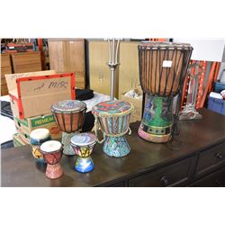 LOT OF VARIOUS DRUMS