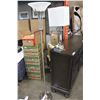 Image 1 : CHROME FLOOR LAMP AND TABLE LAMP