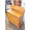 Image 2 : VINTAGE PINE 3 DRAWER DRESSER WITH GALLERY