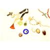 Image 2 : 2 BAGS OF ASSORTED STONE JEWELLERY PENDANTS ETC
