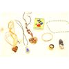 Image 2 : LOT OF ASSORTED STONE AND ENAMEL NECKLACES BRACELETS ETC