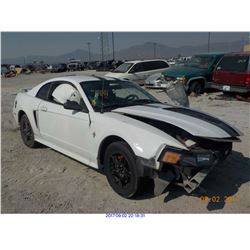2001 - FORD MUSTANG//SALVAGE TITLE//EXPORT ONLY