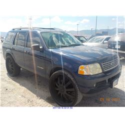 2005 - FORD EXPLORER//REBUILT SALVAGE