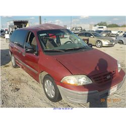 2000 - FORD WINDSTAR//EXPORT ONLY// SALVAGE TITLE