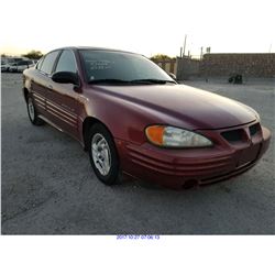 2002 - PONTIAC GRAND AM//TX TITLE